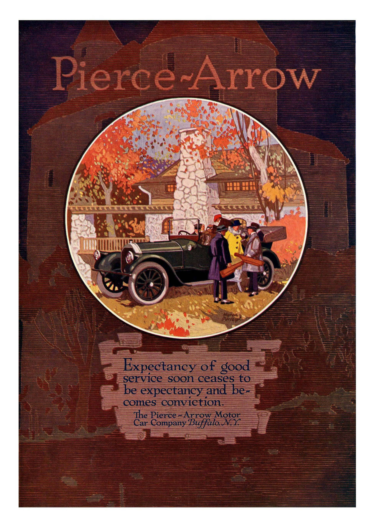 1916 Pierce-Arrow Auto Advertising
